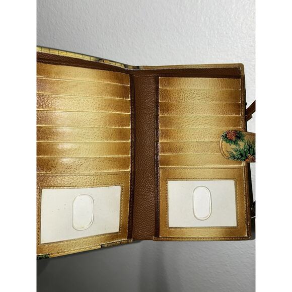 Anushka crossbody Handbag Cell Phone Credit Card Holder Bicycle Garden Print - Picture 6 of 11